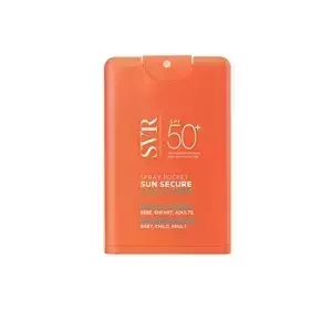 SVR Sun Secure ochronne mleczko w mgiełce SPF50+ wersja kieszonkowa 20 ml