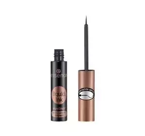 Essence płynny eyeliner wodoodporny 02 Ash Brown 3 ml