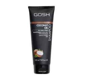 Gosh Coconut Oil wegański szampon do włosów z rozdwojonymi końcówkami 230 ml