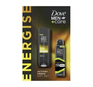 Dove Men+Care Energise Active Fresh zestaw kosmetyków żel pod prysznic 250 ml + antyperspirant w sprayu 150 ml