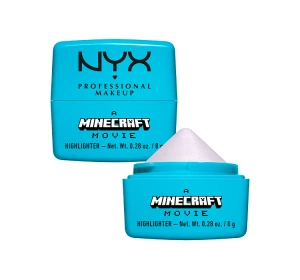 NYX Professional Makeup × A Minecraft Movie  kremowy rozświetlacz do twarzy 02 Diamond Drip 8 g