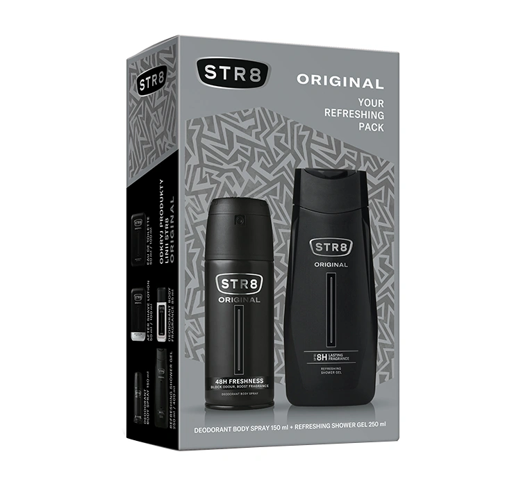 str8 original spray do ciała 150 ml   zestaw  