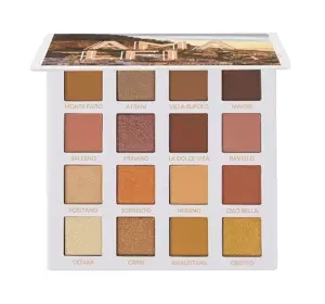 BH Cosmetics Travel paleta cieni do powiek Amore in Amalfi 16g