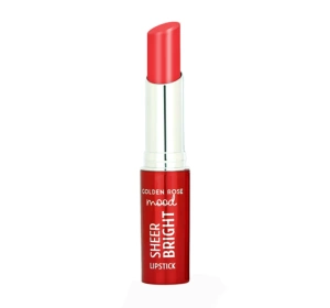 Golden Rose Mood Sheer Bright błyszcząca pomadka w sztyfcie 103 Coral Red 3,3 g