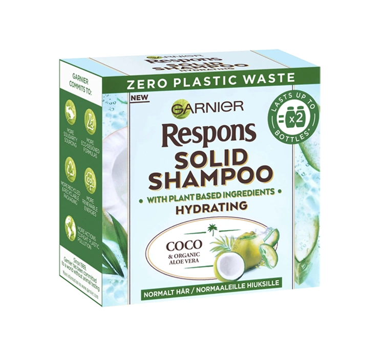 Garnier Respons szampon w kostce Coco&amp;Organic Aloe Vera 60 g