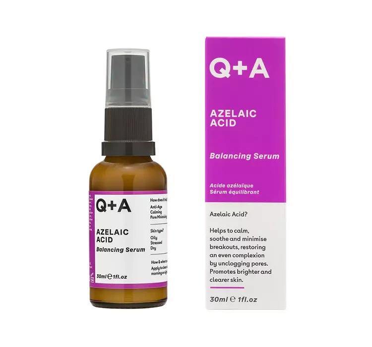 Q+A SERUM ROZJAŚNIAJĄCE PRZEBARWIENIA DO TWARZY Z KWASEM AZELAINOWYM 30ML