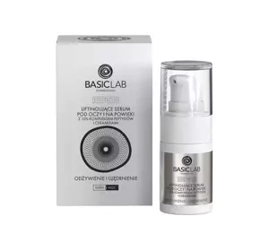 BasicLab Esteticus liftingujące serum na dzień i na noc pod oczy i na powieki 15 ml