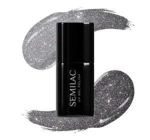 Semilac Magnetic Glow Cat Eye lakier hybrydowy 334 Silver Lavender 7 ml