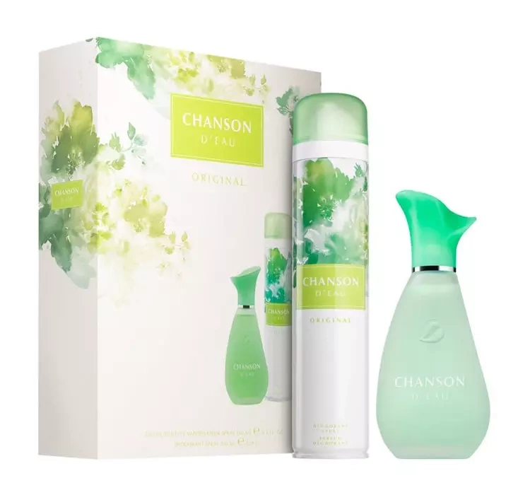 CHANSON D EAU WODA TOALETOWA 100ML + DEZODORANT SPRAY 200ML