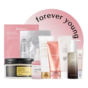 eZebra K-Beauty Set Rytuał Przeciwstarzeniowy Forever Young zestaw koreańskich kosmetyków przeciwstarzeniowych
