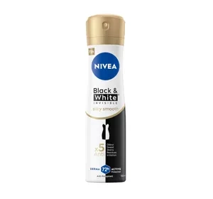 NIVEA Black&White Invisible Silky antyperspirant w sprayu dla kobiet 150 ml