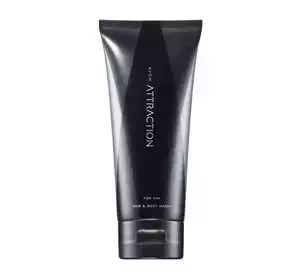 Avon Attraction For Him perfumowany żel 2w1 do mycia ciała i włosów 200 ml