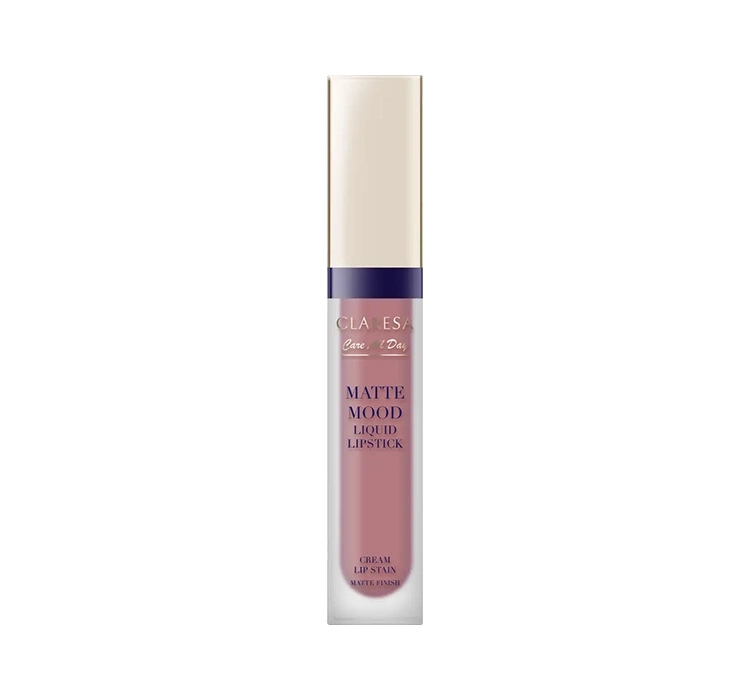 Claresa Care All Day Matte Mood matowa pomadka w płynie 01 Joyful 7ml