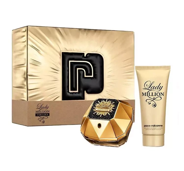 paco rabanne lady million fabulous woda perfumowana 50 ml   zestaw  