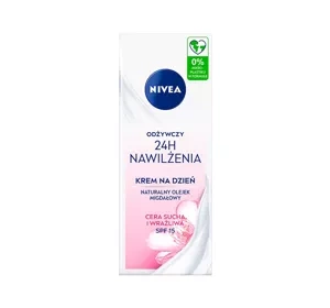 NIVEA 24h Nawilżenia odżywczy krem do twarzy na dzień SPF15 50 ml