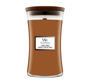 WoodWick Large Jar Candle świeca zapachowa Santal Myrrh 610g