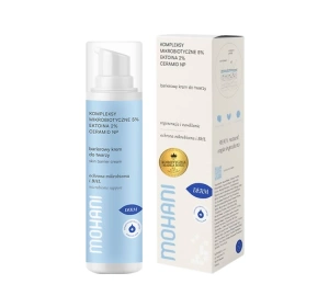Mohani Derm regenerujący krem barierowy z ektoiną 2%, kompleksem mikrobiotycznym 5% i ceramidem NP 50 ml