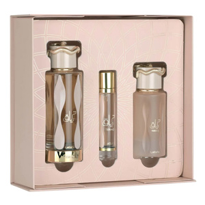 Lattafa Teriaq woda perfumowana spray 100 ml + 12 ml + mgiełka do włosów 50 ml