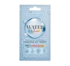 Bielenda Water Balance intensywnie nawilżająca maseczka do twarzy 7 ml