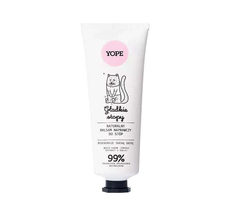 YOPE GŁADKIE STOPY NATURALNY BALSAM NAPRAWCZY DO STÓP 75ML