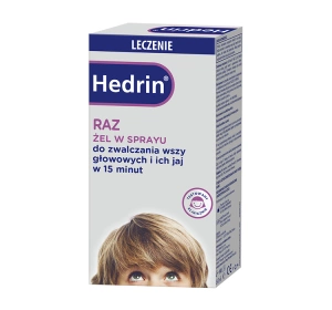 Hedrin Raz wyrób medyczny płynny żel w sprayu do zwalczania wszy głowowych i ich jaj 60 ml