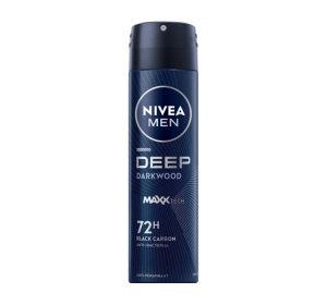 NIVEA MEN Deep Darkwood antyperspirant w sprayu z węglem 250 ml