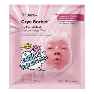 Dr.Jart+ Cryo Sorbet Icy Facial Mask lodowa maseczka do twarzy w proszku 4 x 0,96 g