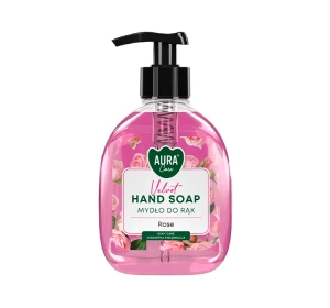 Aura Care nawilżające mydło do rąk Velvet Rose 300 ml
