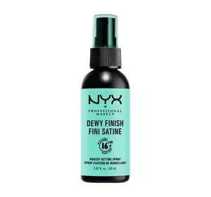 NYX Professional Makeup Dewy Finish spray utrwalający makijaż 60 ml