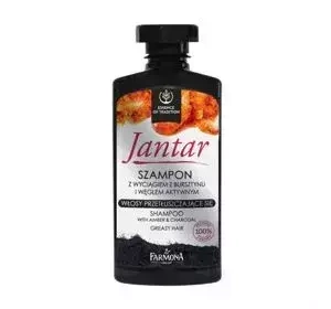 Farmona Jantar szampon włosy przetłuszczające się 330 ml