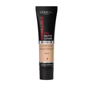 L'Oréal Paris Infaillible 32 H Matte Cover długotrwały podkład matujący 25 30 ml