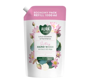 Aura Care kremowe mydło do rąk Soothing Lotus Blossom & Panthenol refill 1000 ml
