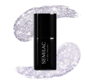 Semilac lakier hybrydowy 461 Hollywood Silver 7 ml