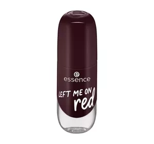 Essence żelowy lakier do paznokci 72 Left Me On Red 8 ml