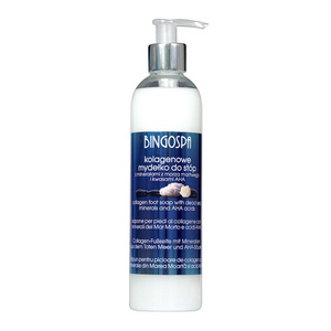 BINGOSPA kolagenowe mydełko do stóp z minerałami Morza Martwego i kwasami AHA 300 ml