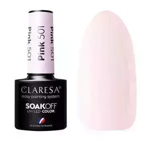 Claresa hybrydowy lakier do paznokci Pink 501 5 g