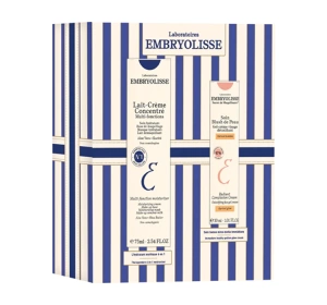 Embryolisse zestaw prezentowy z kosmetykami do pielęgnacji twarzy Lait-Crème Concentré krem nawilżający 75 ml + Soin Blush De Peau Abricot krem-żel detoksykująco-upiększający 30 ml