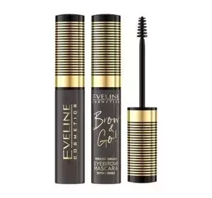 Eveline Cosmetics Brow&Go! tusz do brwi 02 Dark 6 ml