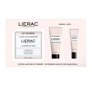 Lift Integral zestaw kosmetyków ujędrniający krem na dzień 50 ml + regenerujący krem na noc 15 ml + serum 10 ml