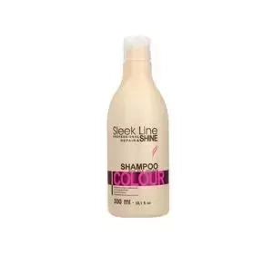 Stapiz Sleek Line Colour szampon do włosów farbowanych z jedwabiem 300ml