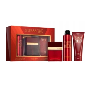 Outlet Guess Red Seductive Homme woda toaletowa spray 100 ml + dezodorant spray 226 ml + żel pod prysznic 200 ml