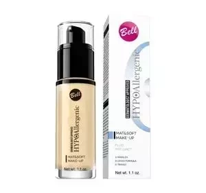 Bell Hypoallergenic Mat Soft Make Up fluid matujący 03 Sunny Beige 30 g