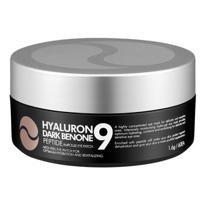 MEDIPEEL Hyaluron Dark Benone Peptide 9 Ampoule Eye Patch rozjaśniające płatki pod oczy z peptydami 60 szt