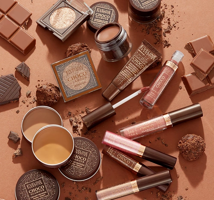 Eveline Choco Glamour matowy cień baza do powiek w płynie 05 6,5ml