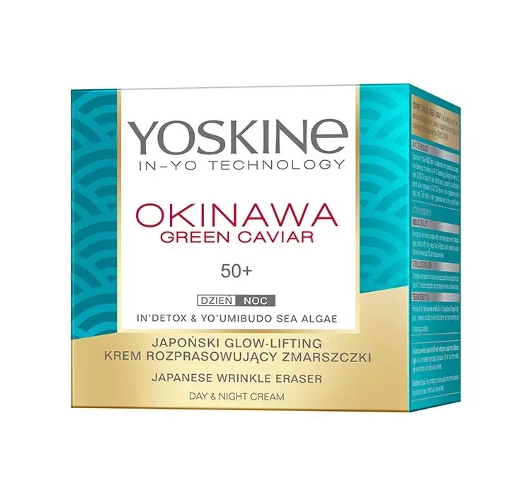 Yoskine Okinawa Green Caviar 50+ krem rozprasowujący zmarszczki 50ml
