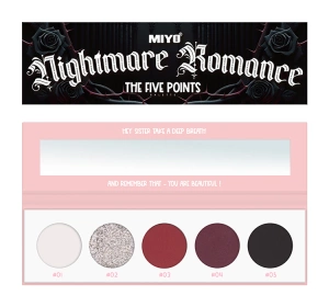 Miyo x K.Figaszewska Nightmare Romance The Five Points paleta cieni do powiek 6,5 g