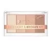 Bell Hypoallergenic zestaw rozświetlacz i bronzer 20 g