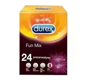 Durex Fun Mix prezerwatywy 24 szt