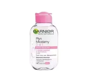 Garnier płyn micelarny 3w1 do oczyszczania skóry wrażliwej 100 ml