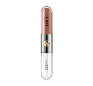 KIKO Milano Unlimited Double Touch dwuetapowa pomadka w płynie 103 Natural Rose 2x 3ml